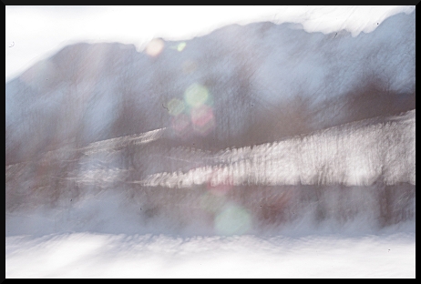 Eblouissement - Paysage enneigé