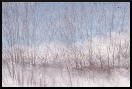 Eblouissement - Paysage enneigé