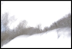 Paysages flous et enneigés