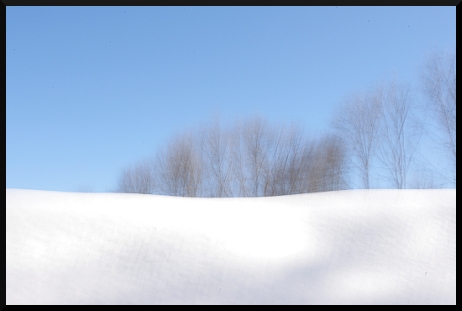 Janvier, c'est neige (floue, bien sûr !)
