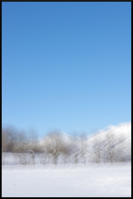 Janvier, c'est neige (floue, bien sûr !)