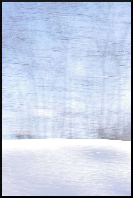 Janvier, c'est neige (floue, bien sûr !)