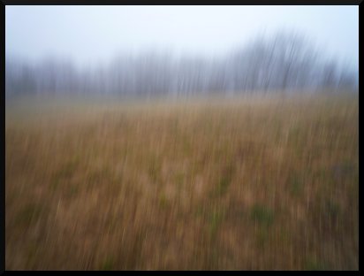 Paysage flou