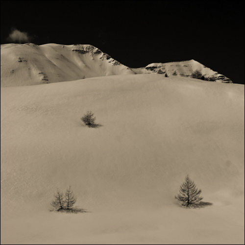 Blanc comme neige - Col de Vars - Photo Denis Lebioda